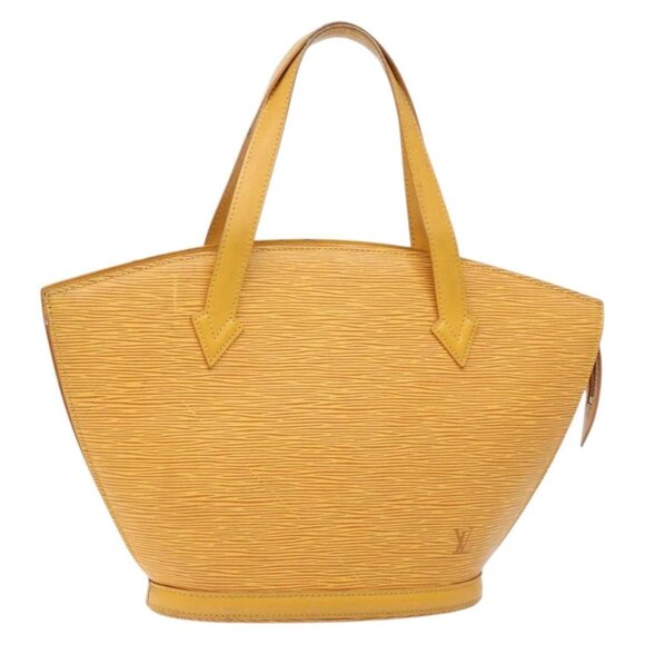 LOUIS VUITTON Epi Saint Jacques Hand Bag Yellow LV Auth - Picture 1 of 16